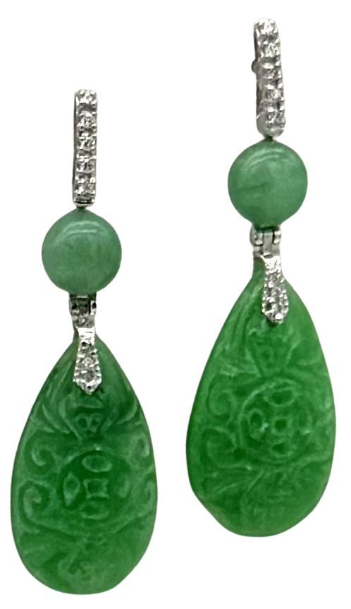 18 kt gold earring bkt 0,12 diamonds and jada