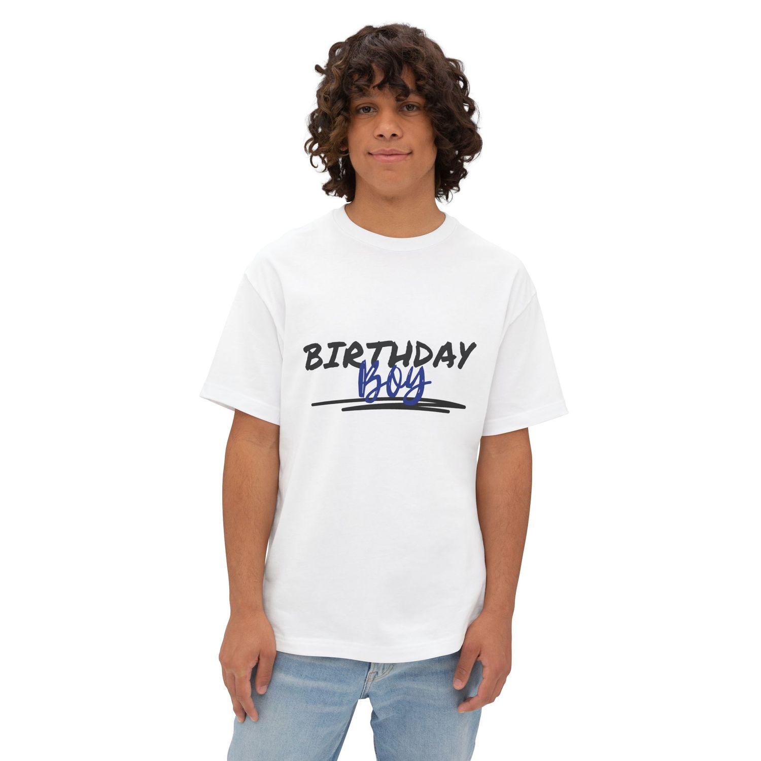 Birthday Boy Unisex Oversized Tee