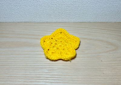 星のコースター(黄色)