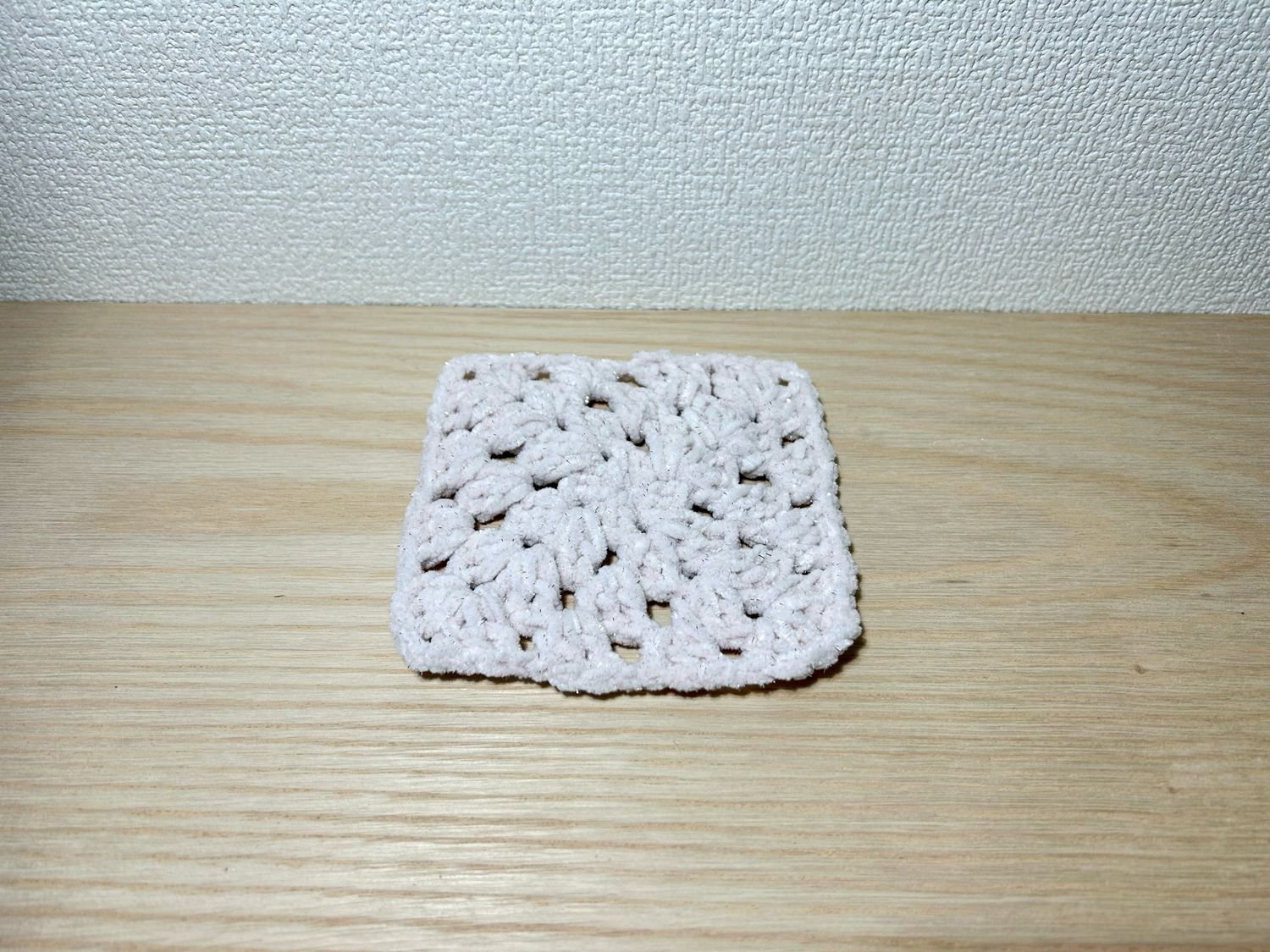 モコモココースター(白)