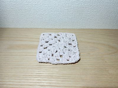 モコモココースター(白)