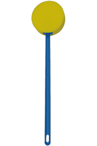 Long handle bath sponge