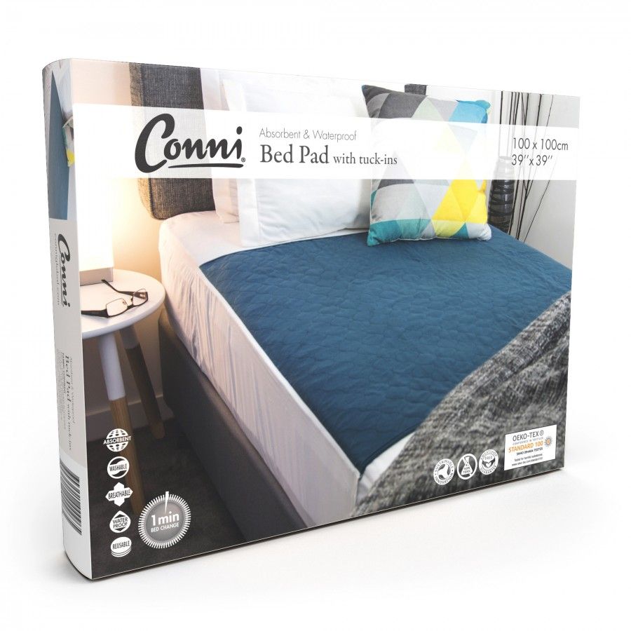 Conni Bedpad Max 1mx1m Tuck Ins