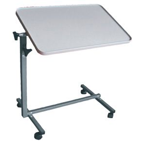 Over bed table with tilt top