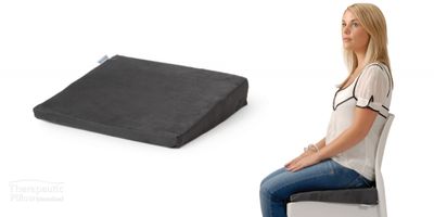 Posture wedge angled seat cushion