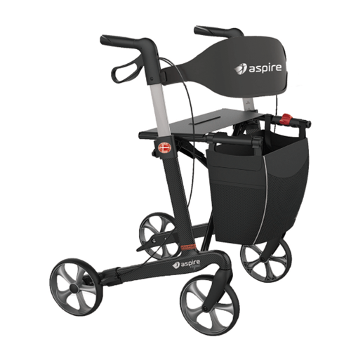 Aspire Vogue Carbon Fiber Rollator Small