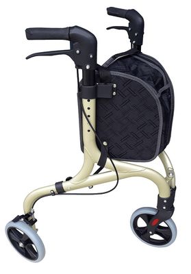 Folding Tri Alum Wheel Walker