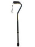 Offset handle walking stick