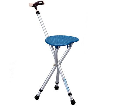 Tripod Walking Cane – With Seat