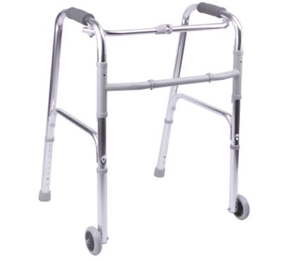 Aluminium Adjustable Walker with wheels