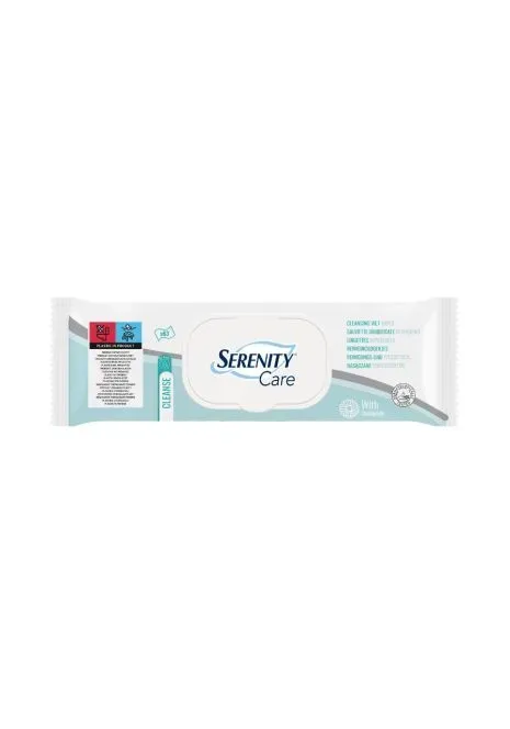 SERENITY CARE WET WIPES 300X200MM P/63