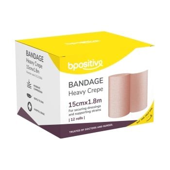 CREPE BANDAGE HEAVY  15CM X 1.8MTR ROLL