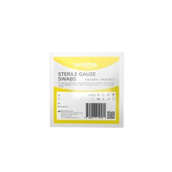 Bpositive Gauze Square 7.5 X 7.5CM - 5's Sterile