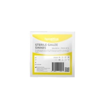 Bpositive Gauze Square Sterile 7.5 X 7.5CM - 3's