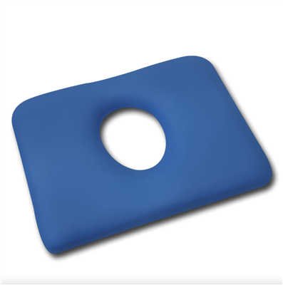 Handmade Closed Seat Blue Vinyl 550mm Wide