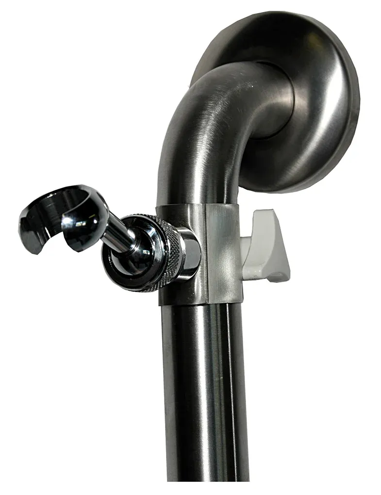 STAINLESS STEEL/CHROME PLATED HANDHELD SHOWER CLAMP