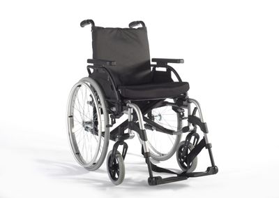 WHEELCHAIR BREEZY BASICS II SP ALUMINIUM 450MM