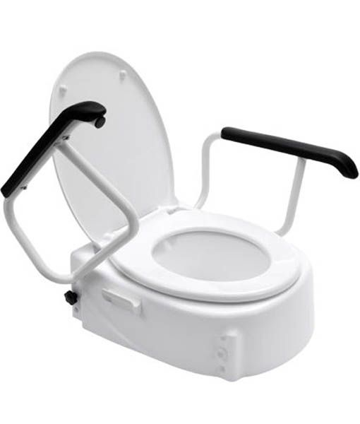 TOILET SEAT RAISER WITH ARMS
