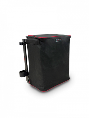 SHOP RIDER PREMIUM BAG CARRIER C/W ZIPPERED INSULATED BAG & WALKING STICK HOLDER