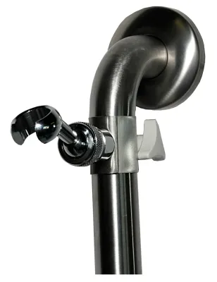 STAINLESS STEEL/CHROME PLATED HANDHELD SHOWER CLAMP