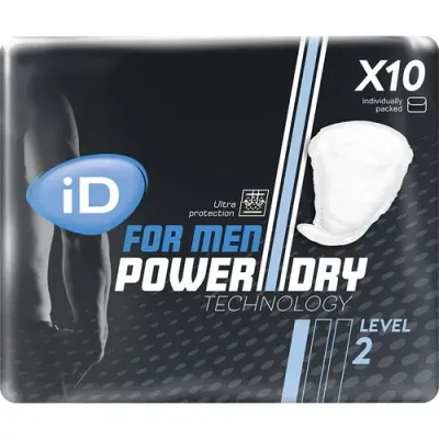 iD For Men POWER DRY Pouch level 2 OR 3 iD For Men POWER DRY Pouch level 2 OR 3