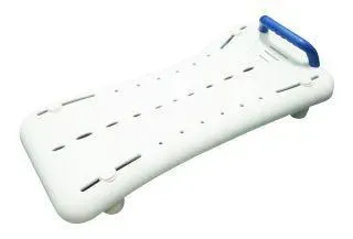 Bath Board With Handle And Adjustable Feet White