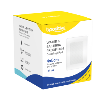 Bpositive Waterproof Island Dressing - Box of 50 Bpositive Waterproof Island Dressing - Box of 50