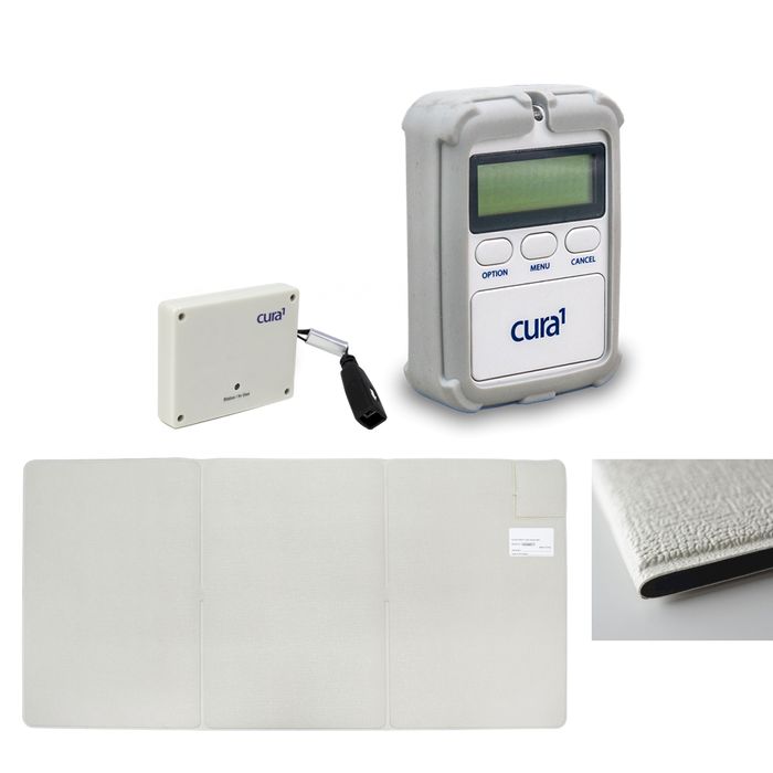 FLOOR MAT CORDLESS ALARM KIT CURA1 C/W FLOOR MAT PAGER AND TRANSMITTER FLOOR MAT CORDLESS ALARM KIT CURA1 C/W FLOOR MAT PAGER AND TRANSMITTER