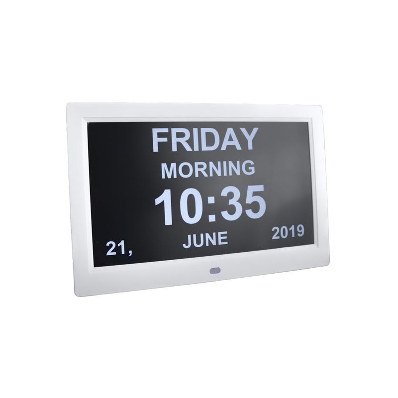 KCare 10" Digital LED Calendar Day Clock