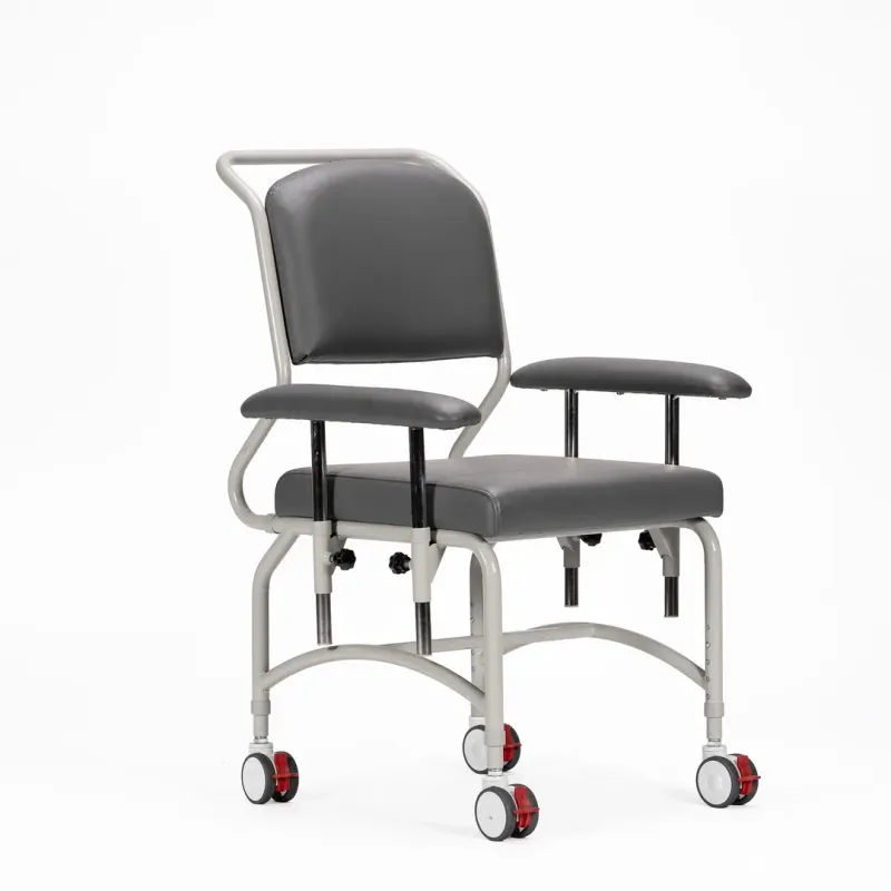 Kingston Mobile Chair with Drop side Arms - Greystone