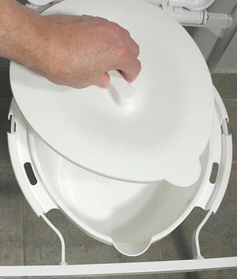 Homecraft over toilet frame Bowl & Lid