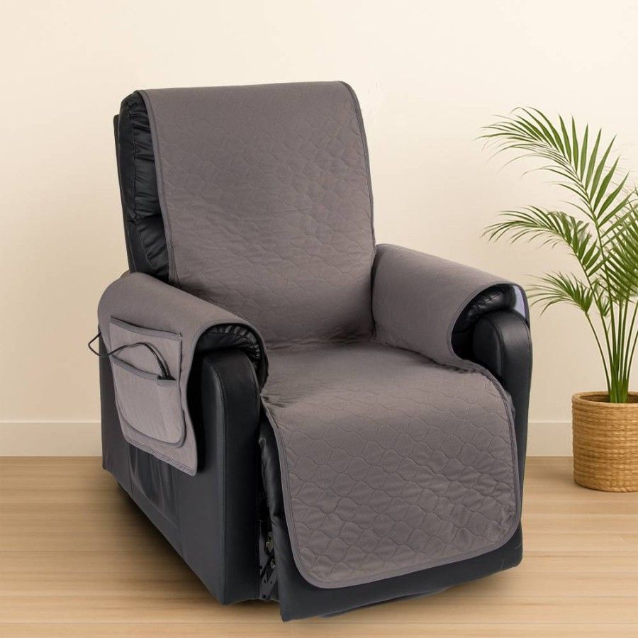Conni Recliner Pad/cover- Large - Charcoal