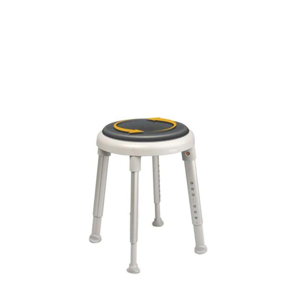 SHOWER STOOL WITH SWIVEL PAD - ETAC SMART STOOL ROUND/SQUARE