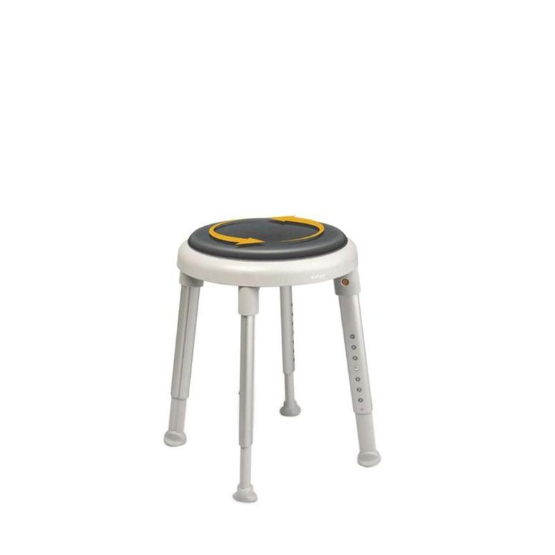 SHOWER STOOL WITH SWIVEL PAD - ETAC SMART STOOL ROUND/SQUARE