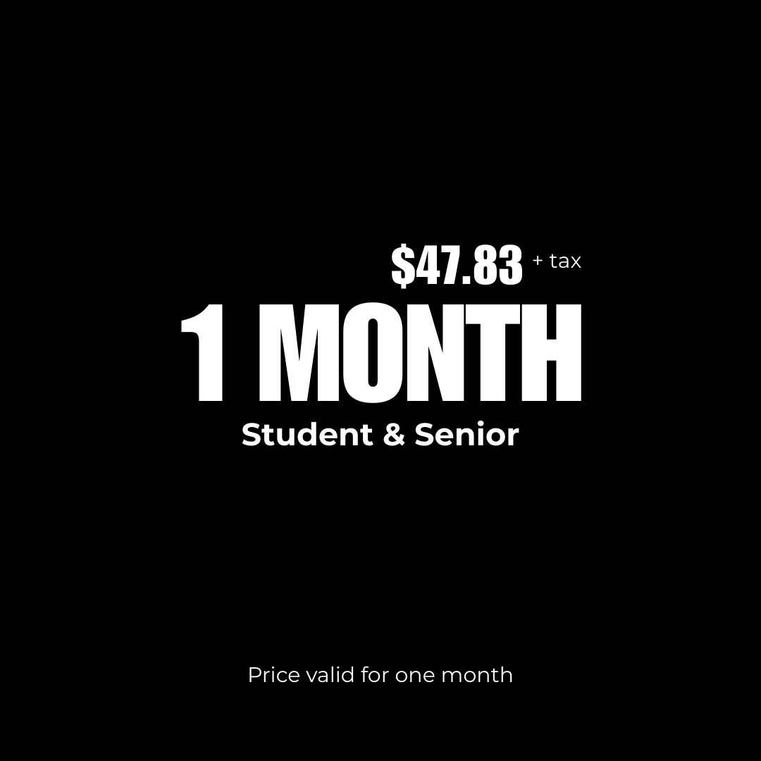 Student/senior 1 Month
