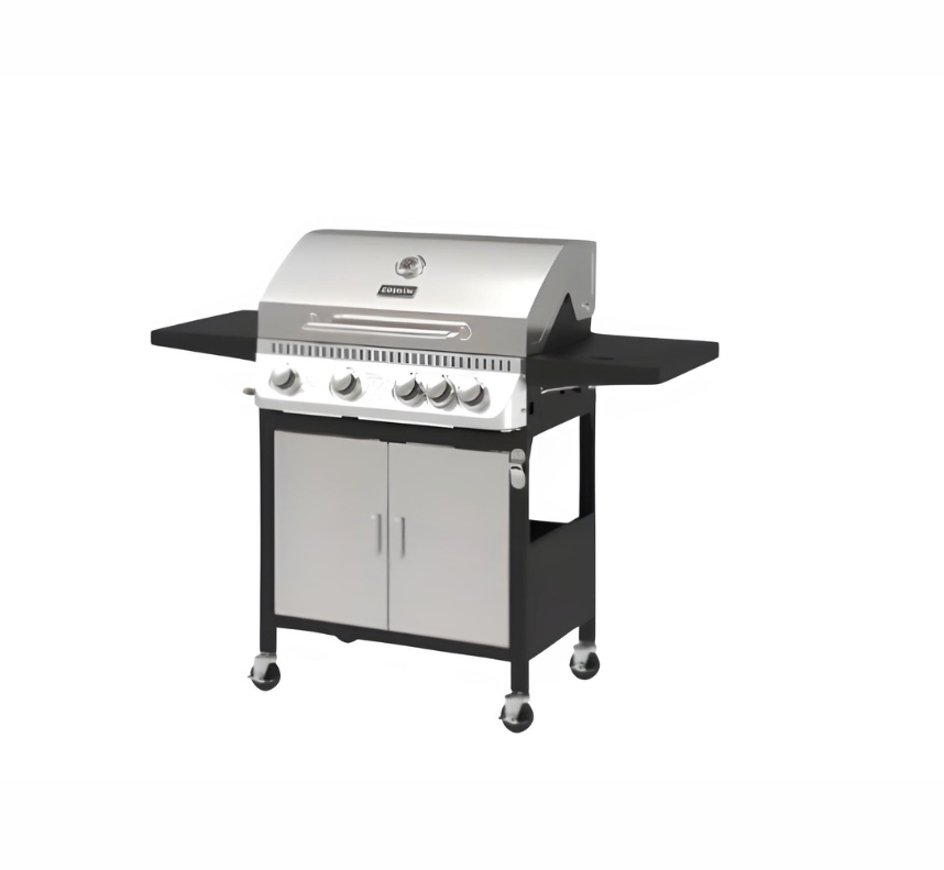 Parrilla a gas INOX 3+1 quemadores