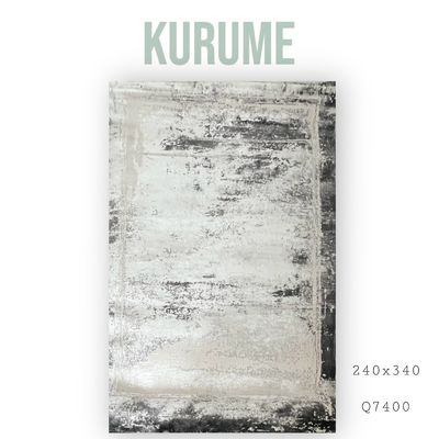 Alfombra beige para cama 