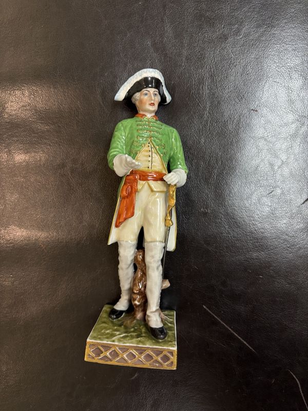 Figurine. Italy. Capodimonte. Green Revolution Man.