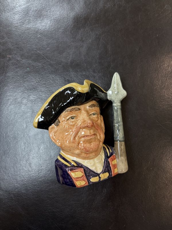 Ceramic. England. Royal Doulton. Guardsman Toby  Small Jug