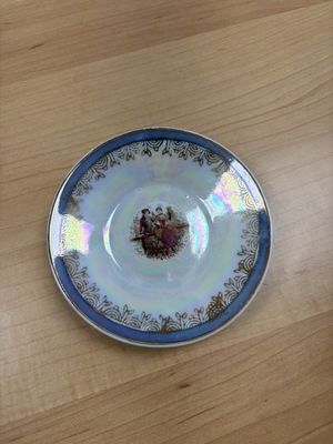 Porcelain. France.  Limoges. Queen's Bouquet Rosenthal 2 Saucer