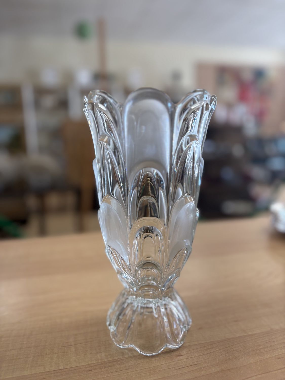 Crystal. Poland. Toscana Bohemia. Layered Flower Petal Design.