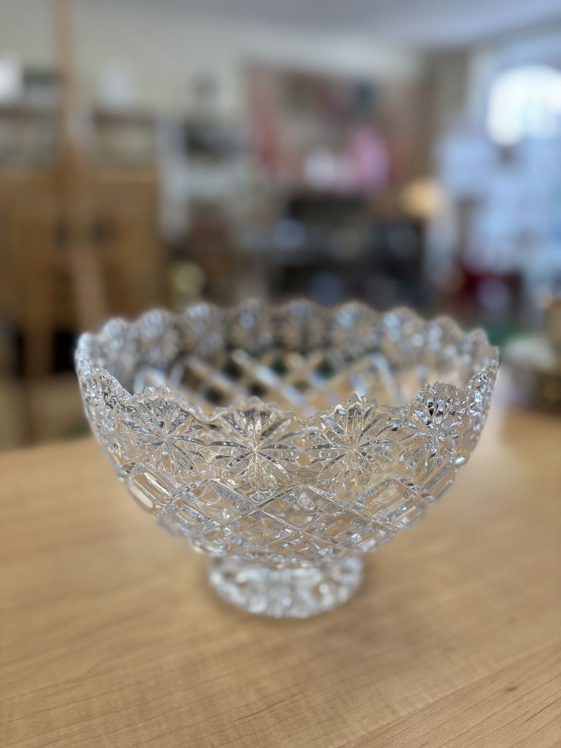 Crystal. Ireland. Waterford. Daisy Bowl. 5.5&quot;W x 8&quot;H