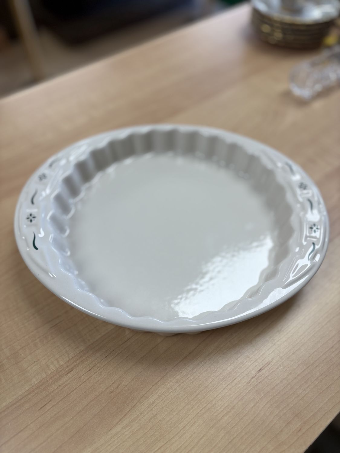 Stoneware. USA. Longaberger Pottery casserole dish