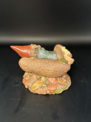 Sculpted Figure. USA. Tom Clark. Couch Potatoe. Gnome  Sleeping in a Potato. 1988. 3''H