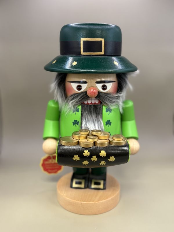 Nutcracker. Germany. Steinbach. Troll Irish Patrick [NEW]. 11&quot;H