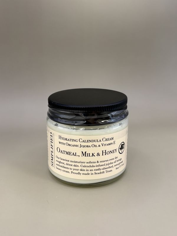 Home &amp; Bath. USA. Simplified. Hydrating Calendula Cream. 6 oz.