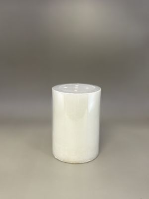 Home &amp; Bath. USA. DW Home. Pillar Candle. Candy Cane Scent. White. 4"H