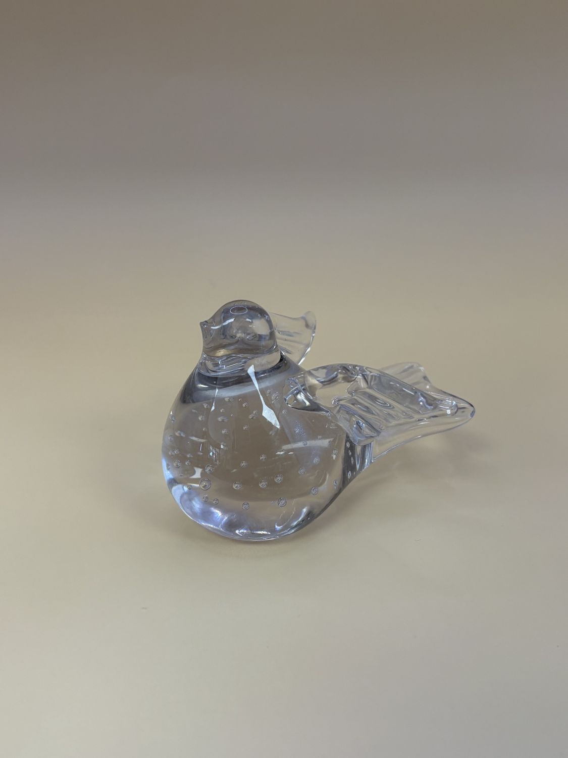 Glass. Bird with Open Wings. Hand Blown. 2.5&#39;&#39;H
