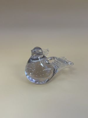 Glass. Bird with Open Wings. Hand Blown. 2.5''H