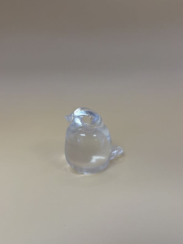 Glass. Sweden. Baby Bird. Figurine. 2&#39;&#39;H.